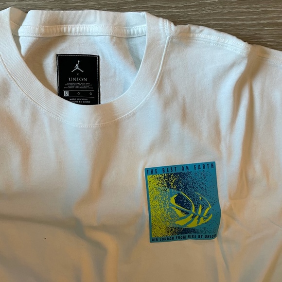 NWT Nike Jordan x Union LA basketball FADE t large - Picture 3 of 4